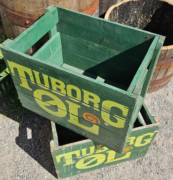 Begagnade ölbackar, Tuborg 6st