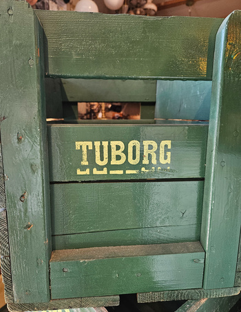 Begagnade ölbackar, Tuborg 6st