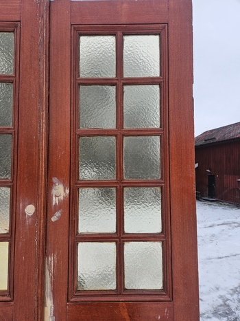 Pardörr med glas, 108x233, finns på Överjärva